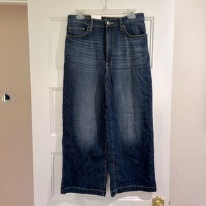 NWT Size 30 Lee Cropped Wide Leg High Rise Jeans